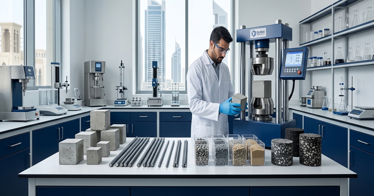 material testing laboratory dubai